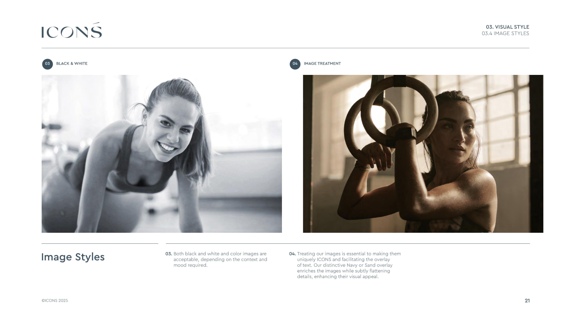 ICONŚ image treatment rules page